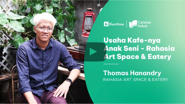 Grebek merchant kasir pintar bersama Thomas Hanandry dari rahasia art space & eatery