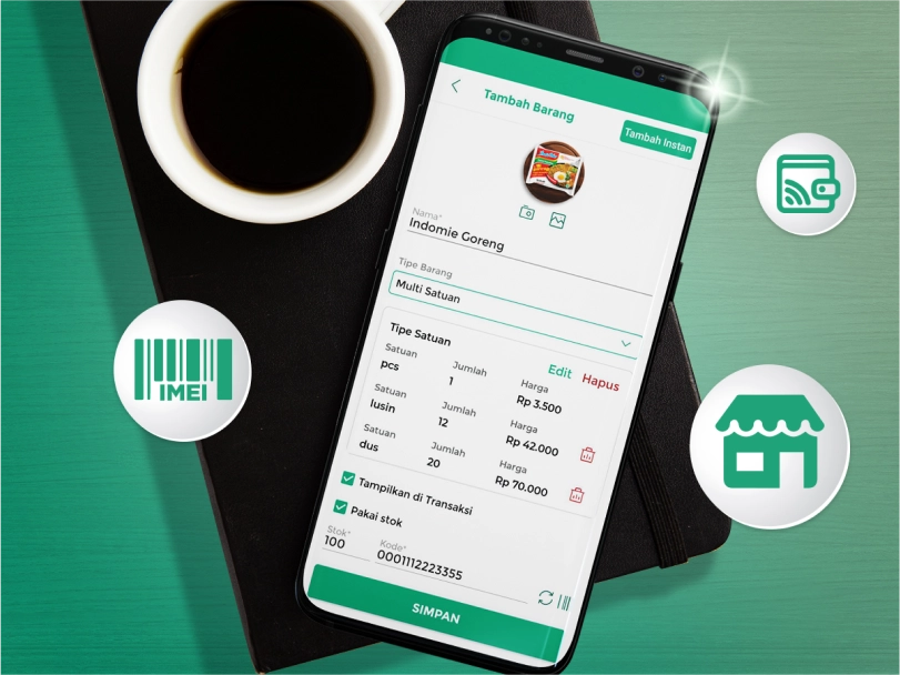 aplikasi tambahan plugin business account dari aplikasi kasir pintar pro