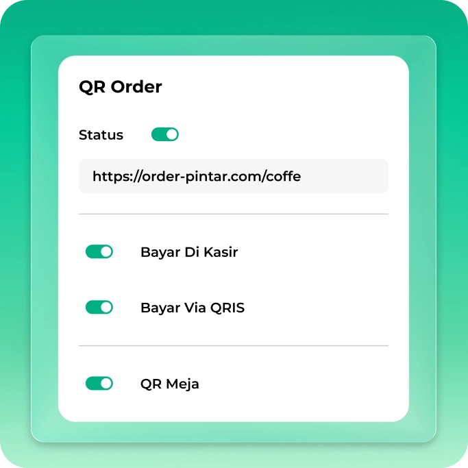 Aktifkan Self-Order QR untuk Pesanan Take Away
