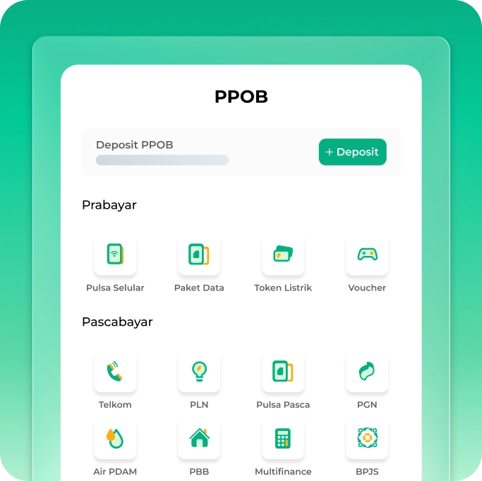 Jualan PPOB: Pulsa, Listrik, & E-Wallet